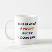 Schwester, stolz kaffeetasse (Links)