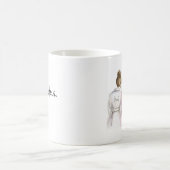 Schwester-Tassen-brünette Brötchen-Braut-blondes Kaffeetasse (Mittel)