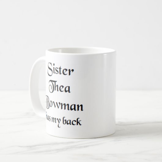 Schwester Thea Bowman Tasse (Vorderseite Links)