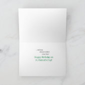 Schwester-u. Schwager-St Patrick Tagesklee Karte (Innenseite)