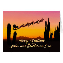 Schwester und Bruder im Gesetz Weihnachten Wüste W