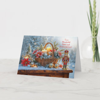 Schwester und Schwager Ehemann Hübsche Weihnachten Karte