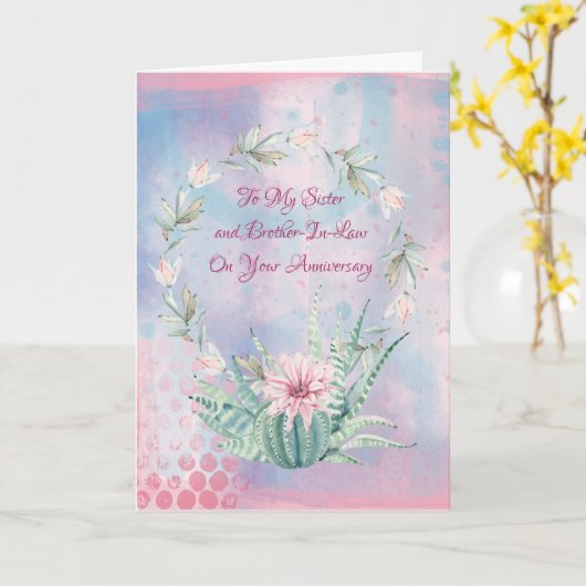 Schwester und Schwägerin Karte (Gelbe Blume)