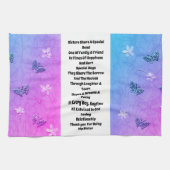 Schwester verziert geschirrtuch (Horizontal)