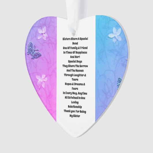 Schwester verziert ornament (Vorderseite)