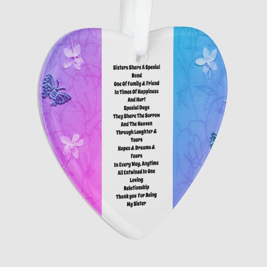 Schwester verziert ornament (Vorderseite)