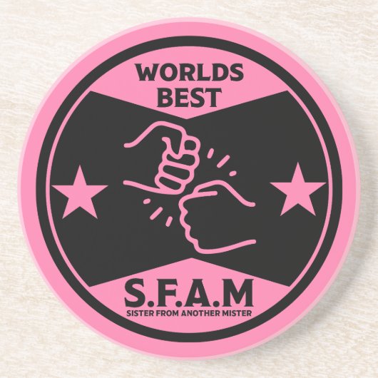 Schwester von einem anderen Mister Getränkeuntersetzer (Vorne)