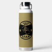 Schwester von einem anderen Mister Trinkflasche (Rückseite)