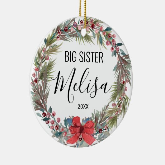 Schwester Weihnachtsgeschenke Ornament für (Rechts)