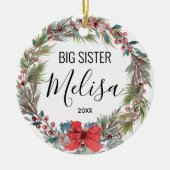 Schwester Weihnachtsgeschenke Ornament für (Vorne)