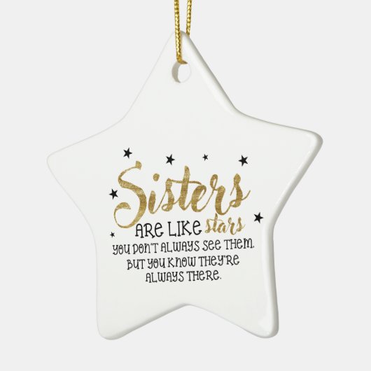 Schwester Weihnachtsschmuck (Links)