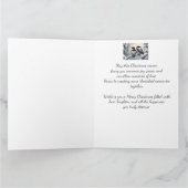 Schwester Weihnachtswünsche & Liebe Chickadee Bird Karte (Innenseite)