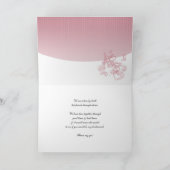 Schwester - Werden Sie meine überhängende Grußkart Einladung (Innenseite)