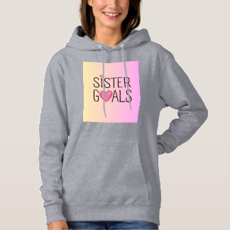 Schwester Ziele Mädchen T-Shirt Hoodie