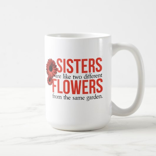 Schwester-Zitat-Kaffee-Tasse Kaffeetasse (Rechts)