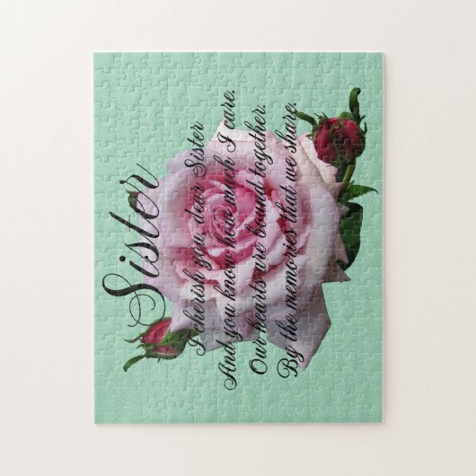 SCHWESTER-ZITAT PUZZLE (Vertikal)