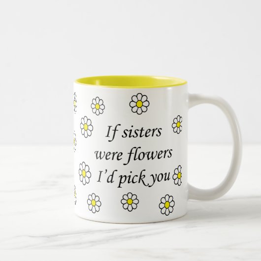 Schwester Zweifarbige Tasse (Rechts)