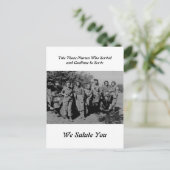 Schwesterband - Krankenpfleger während des Zweiten Postkarte (Stehend Vorderseite)