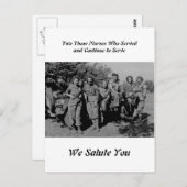 Schwesterband - Krankenpfleger während des Zweiten Postkarte (Vorne/Hinten)