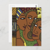 Schwesterfreunde Postkarte (Vorne/Hinten)