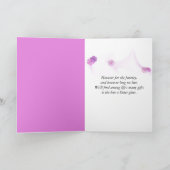 Schwestergeburt Teddy Bear Karte (Innenseite)