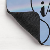Schwesterherz und Regenbogen Mousepad (Ecke)