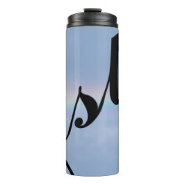 Schwesterherz und Regenbogen Thermosbecher