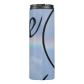 Schwesterherz und Regenbogen Thermosbecher (Rückseite)