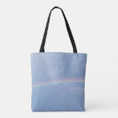 Schwesterherz und Regenbogenhimmel Tasche (Rückseite)