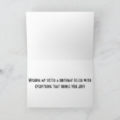 SCHWESTERKARTE MIT SCHÖNER THAI-DEKOR KARTE (Innenseite)