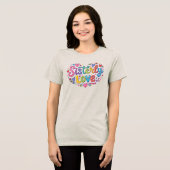 Schwesterliche Liebe Tri-Blend Shirt (Vorderseite voll)