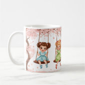 Schwesterliche Schwingfreude Kaffeetasse (Links)