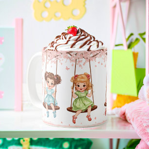 Schwesterliche Schwingfreude Kaffeetasse