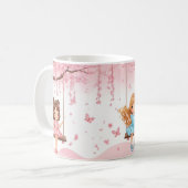 Schwesterliche Schwungfreude Kaffeetasse (Vorderseite Links)
