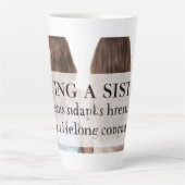 Schwesterliebe-Geschenk Milchtasse (Vorderseite)