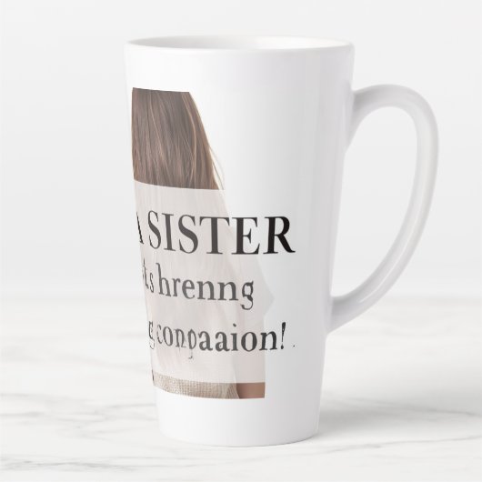 Schwesterliebe-Geschenk Milchtasse (Rechts)