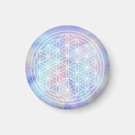 Schwesterliebe – Heilige Geometrie Blüte des Leben Magnet (Vorne)