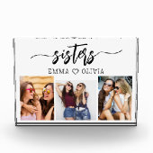 Schwestern 3 Foto Collage Familie Sake Geschenk ha (Vorderseite)