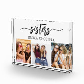 Schwestern 3 Foto Collage Familie Sake Geschenk ha (Rechts)