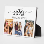 Schwestern 3 Foto Collage Familie Sake Geschenk ha Fotoplatte (Seite)