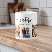 Schwestern 3 Foto Collage Keepake Geschenk Kaffeetasse
