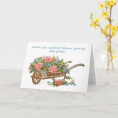 Schwestern, andere Blume vom selben Garten Karte (Gelbe Blume)