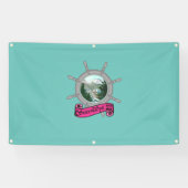 Schwestern auf dem Spit-Vinyl-Banner mit Metalschl Banner (Horizontal)