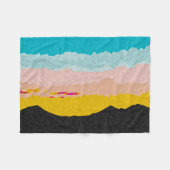 Schwestern bei Sunset Fleecedecke (Vorderseite (Horizontal))