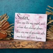 Schwestern beste Liebe Fotoplatte (Seite)