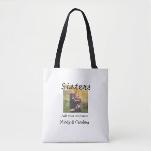 Schwestern besties BESTE FREUNDIN fügen Fotonamens Tasche