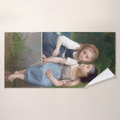 Schwestern, Bouguereau Badehandtuch (Badehandtuch)
