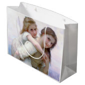 Schwestern, Bouguereau Große Geschenktüte (Rückseite Schrägansicht)