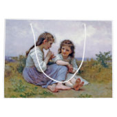Schwestern, Bouguereau Große Geschenktüte (Rückseite)