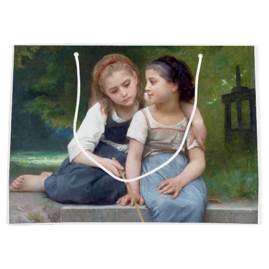 Schwestern, Bouguereau Große Geschenktüte (Vorderseite)